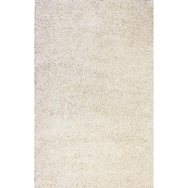 Well Woven Madison Shag Vanilla Plain Area Rug & Reviews Wayfair
